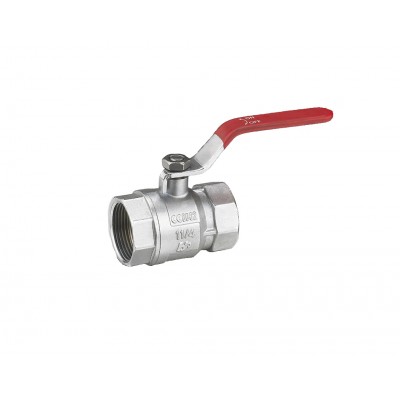 Normal Temperature Threaded Brass Water Ball Valve With Level Handle